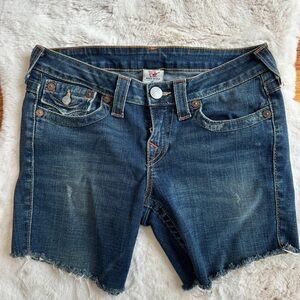 True Religion Vintage Denim Shorts